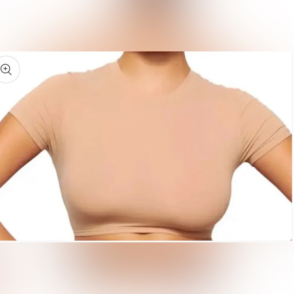 SKIMS Cropped T-Shirt 2X Fit Everyone, Ultra sand, AP-TSH-0656 - Picture 11 of 11